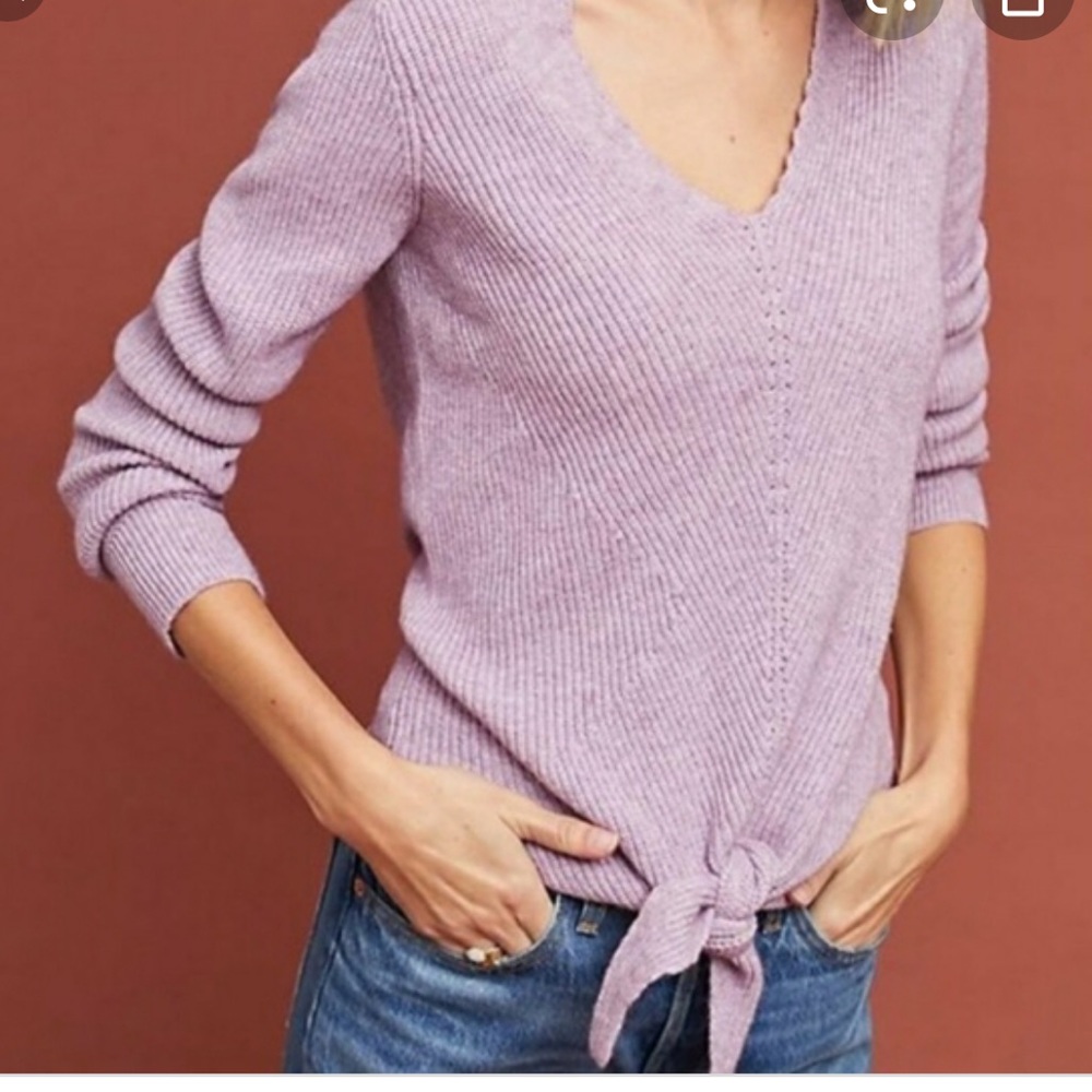 Anthropologie Moth Freeport ribbed sweater